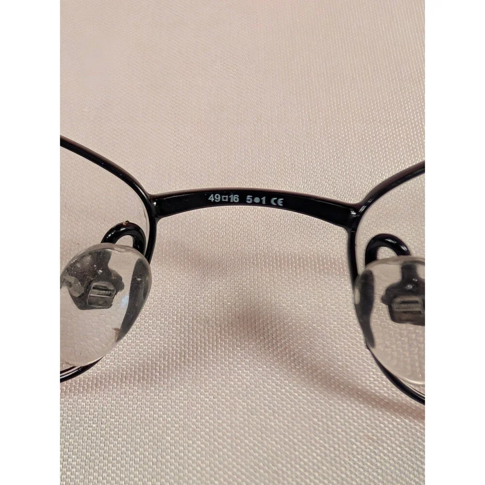 Vintage Ralph Lauren 1409 Kids Stainless Steel Small Oval Eyeglass Frames Italy